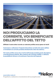 Affitto tetto - Helion Solar