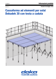 (it) Cassaforma ad elementi per solai Dokadek 30 con testa a caduta