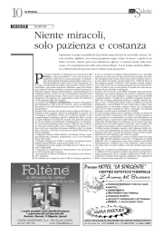 La calvizie - Niente miracoli, solo pazienza e costanza