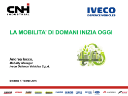 La mobilità di domani inizia oggi - Andrea Iocco