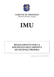 regolamento per la disciplina dell`imposta municipale propria