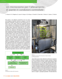 Un microcosmo per l`allevamento di piante in condizioni