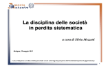 La disciplina delle società in perdita sistematica