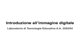 Introduzione all`immagine digitale