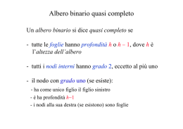 Albero binario quasi completo