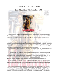 Analisi della locandina italiana del film Ladri di biciclette di Vittorio