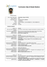 Curriculum vitae di Amato Santoro