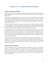 “Fabbrica 4.0”: la quarta rivoluzione industriale