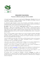 dialisi vacanza - Azienda Ospedaliera di Desenzano del Garda