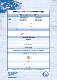 KORSAR Giacca con cappuccio Montego