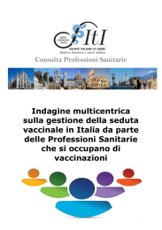 seduta vaccinale - SItI - Società Italiana di Igiene