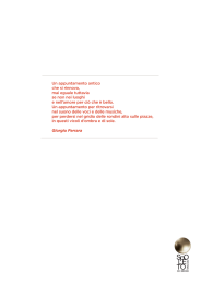 Un appuntamento antico che si rinnova, mai eguale tuttavia se non