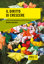 il diritto di crescere - Amnesty International