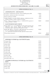 SPESE GENERALI Tab. A SPESE RIPETIBILI Tab. B