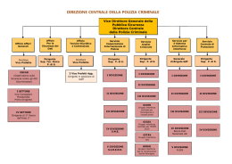 Organigramma della Direzione Centrale della Polizia Criminale