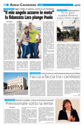 “Il mio angelo azzurro in moto” la fidanzata Lara