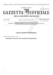 n. 36 del 29 - Gazzetta Ufficiale della Regione Siciliana