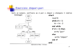 Esercizio: dispari-pari - Dipartimento di Informatica