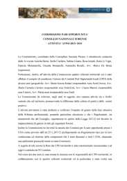 Commissione per le pari opportunità