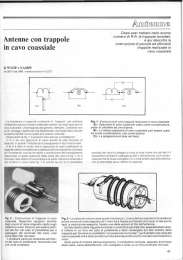 Antenne con trappole in cavo coassiale