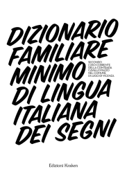 Dizionario familiare minimo di lingua italiana dei segni