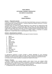 Comitati di Quartiere - Comune di San Benedetto del Tronto
