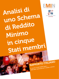 Analisi di uno Schema di Reddito Minimo in