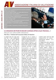 La valutazione dei fondi strutturali: cerchiamo di fare un po