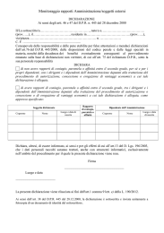 Monitoraggio rapporti Amministrazione/soggetti esterni