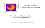 Slide Algoritmo di Gauss