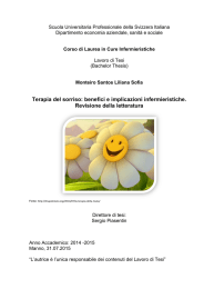 Terapia del sorriso: benefici e implicazioni infermieristiche