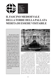 il fascino medioevale della torre della pallata merita