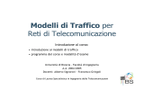 Modelli di Traffico per Reti di Telecomunicazione
