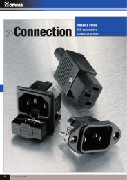 Connection PRESE E SPINE IEC connectors