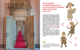 visite guidate e laboratori gratuiti alla villa reale di monza anno