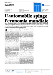 L`automobile spinge l economia mondiale