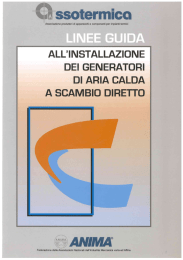 generatori d`aria calda a scambio diretto linee guida per l