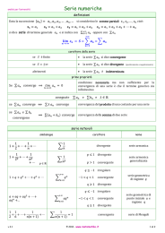 Serie numeriche