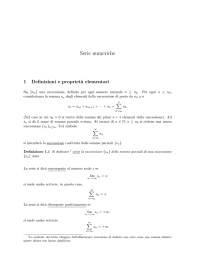 Serie numeriche