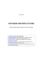 pensieri per riflettere