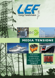 CATALOGO Trasformatori Media Tensione