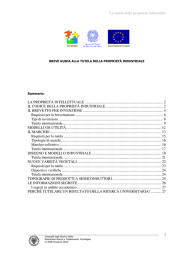 Breve guida alla tutela della Proprietà Industriale