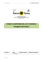 PIANO DI GESTIONE DEL SIC IT2010012 “Brughiera del Dosso”