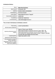 Curriculum di Marta Del Dosso