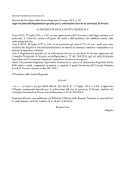 Nuovo regolamento speciale per la coltivazione del riso nella