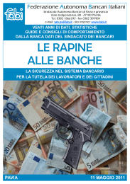 LE RAPINE ALLE BANCHE