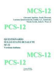 questionario sullo stato di salute sf-12 - crc.marionegri.it