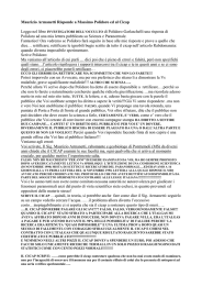 Maurizio armanetti risponde a Massimo Polidoro e al CICAP.