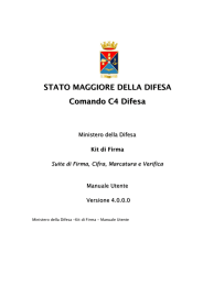 Manuale Suite di Firma - Ministero della Difesa