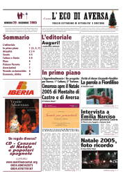 Dicembre 2005 - L`Eco di Aversa